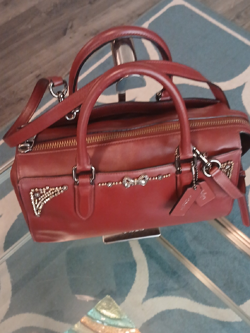 Coach Collaboration With Selena Gomez Limited Edition  Bag with Crystal Accents - Picture 5 of 11